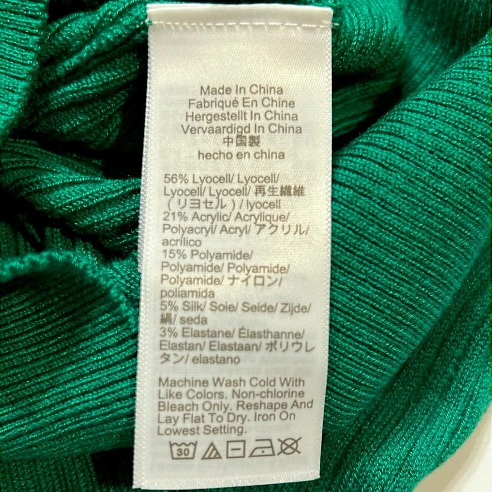 J. Crew Tencel Lyocell-Blend Ribbed Turtleneck Sweater